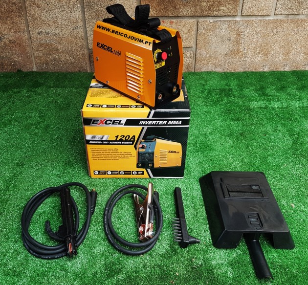 Aparelho Soldar Inverter 120amp + Mascara + Escova/Martelo - OPORTUNIDADE !!!