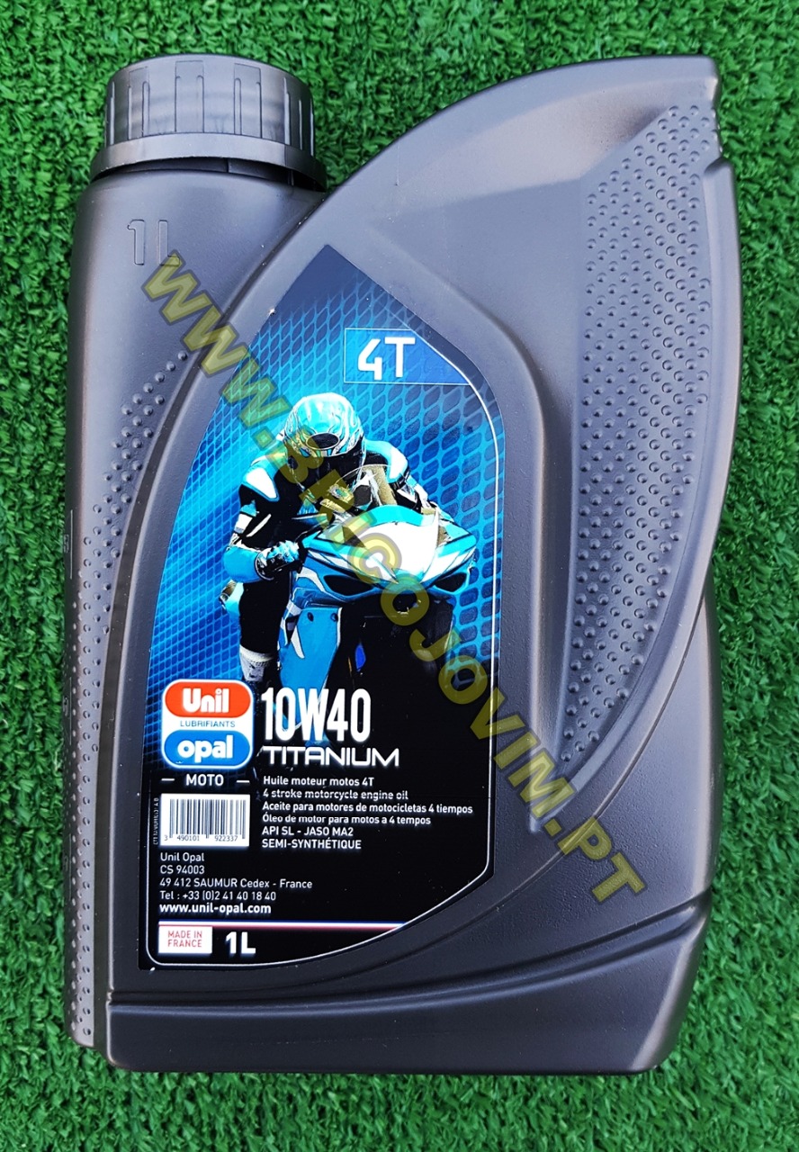 Óleo Motor 10W40 TITANIUM 4T para Pit Bikes / Motos - 1 Litro