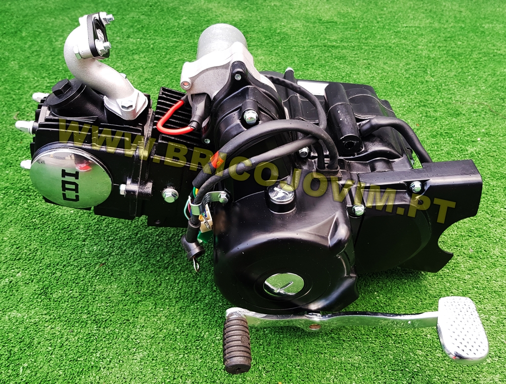 Motor 125cc Moto 4 / 3 Velocidades Frente + Marcha Atrás - Com Motor Arranque