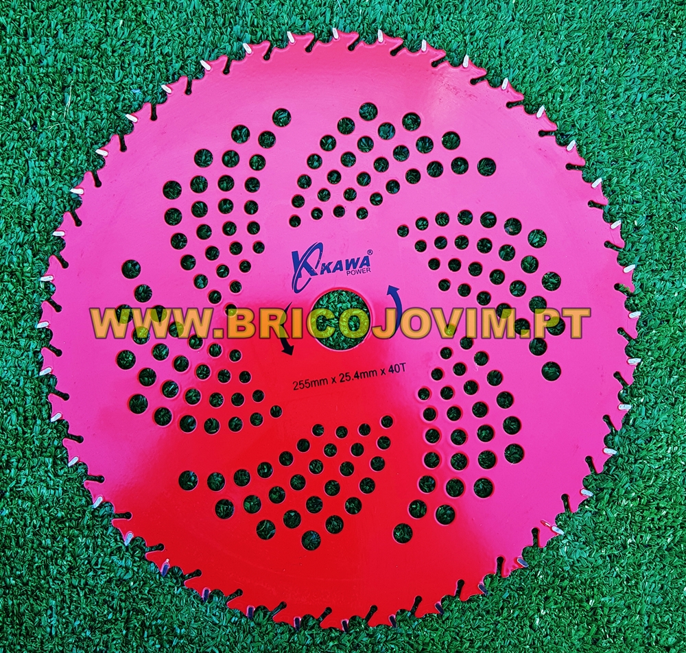 Disco Corte Ventilado Diamante para Roçadoras - 40 Dentes Reforçados - ALTA QUALIDADE
