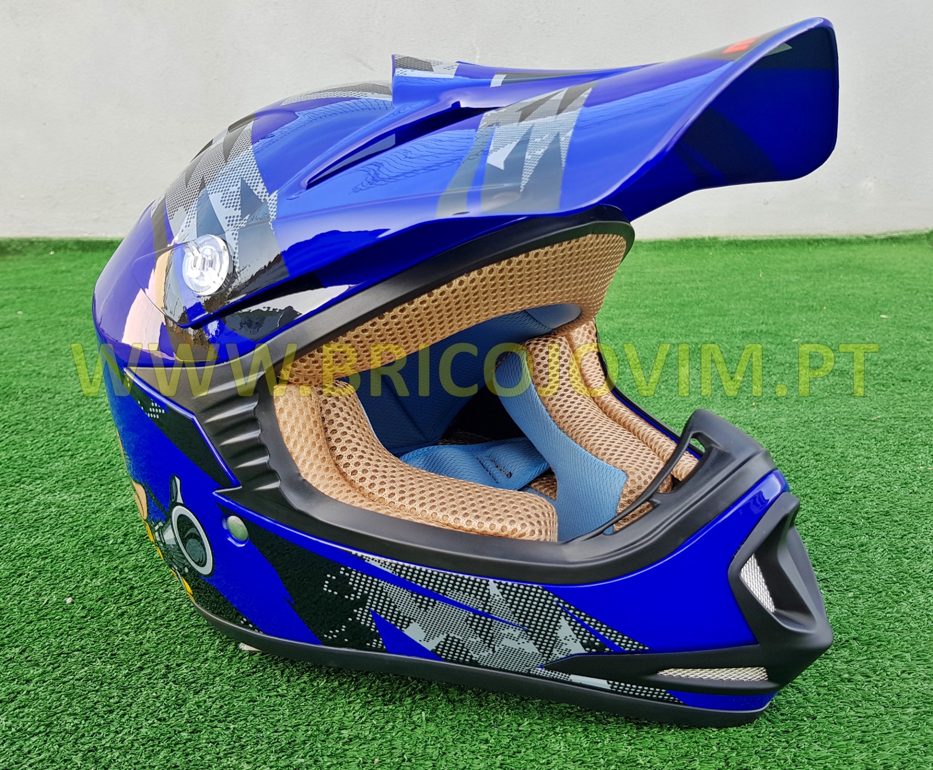 Capacete Cross para Criança - L - Malcor