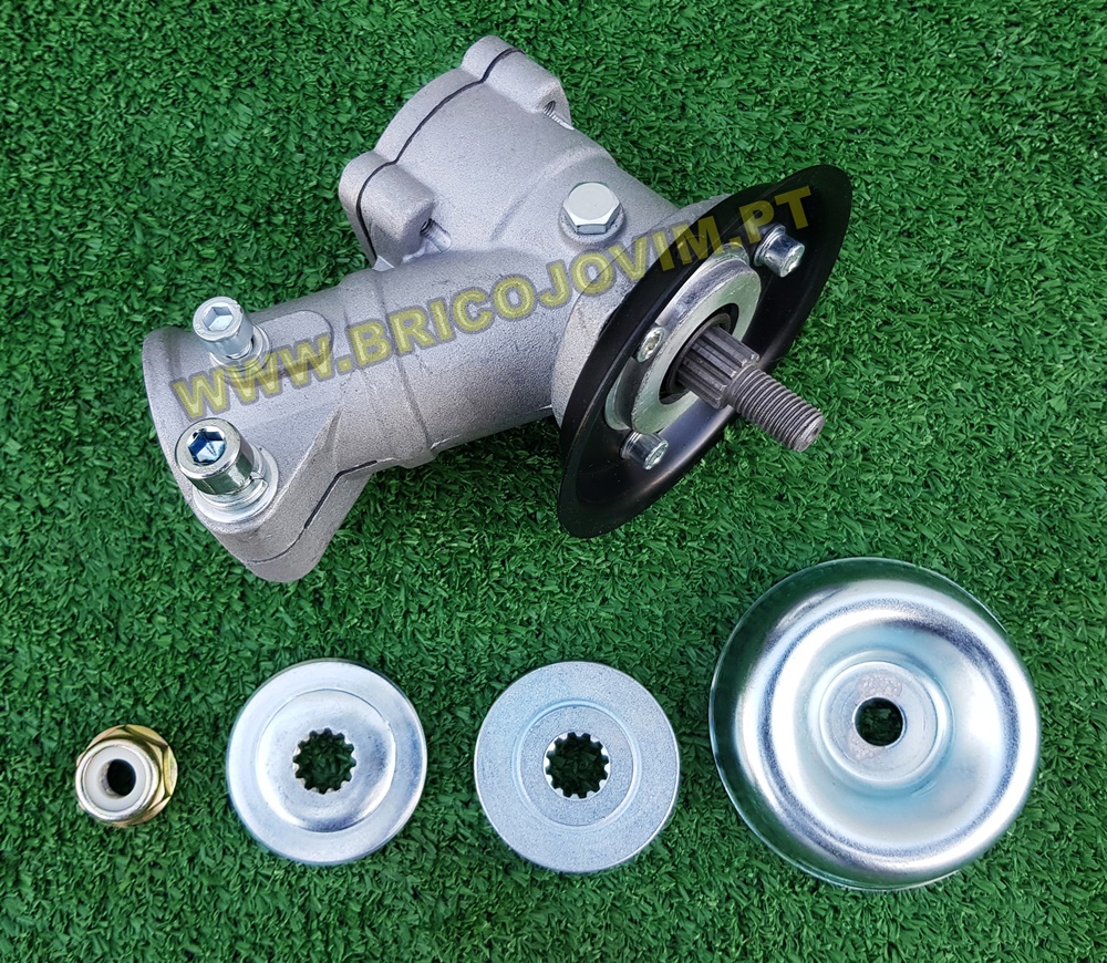 Cabeça Completa Reforçada para Roçadora - Tubo de 32mm / Veio quadrado