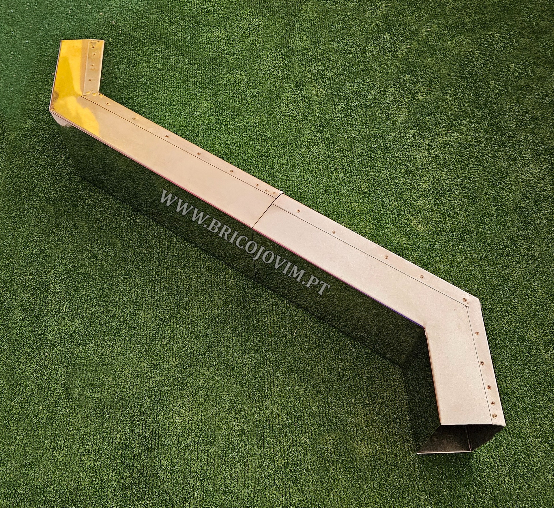 Curva Retangular Inox Fogão Lenha 45º