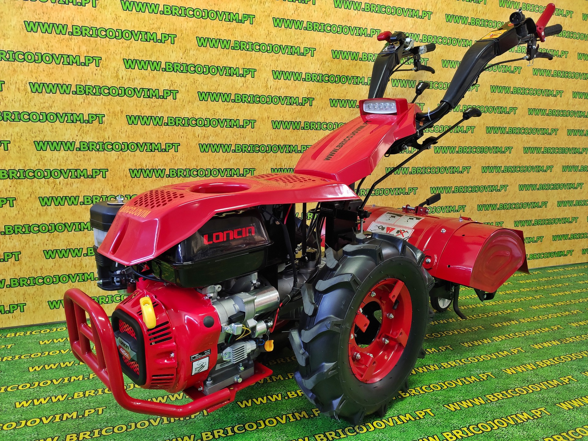 Motocultivador com Motor Loncin 15 Cv Gasolina + Fresa 65cm - Grande Oportunidade