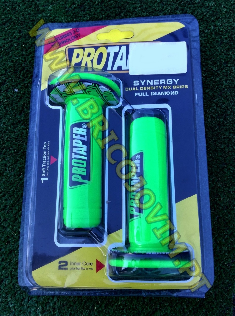 Pack de 2 punhos PROTAPER - Full Diamond - Cor Verde - Com Bolachas