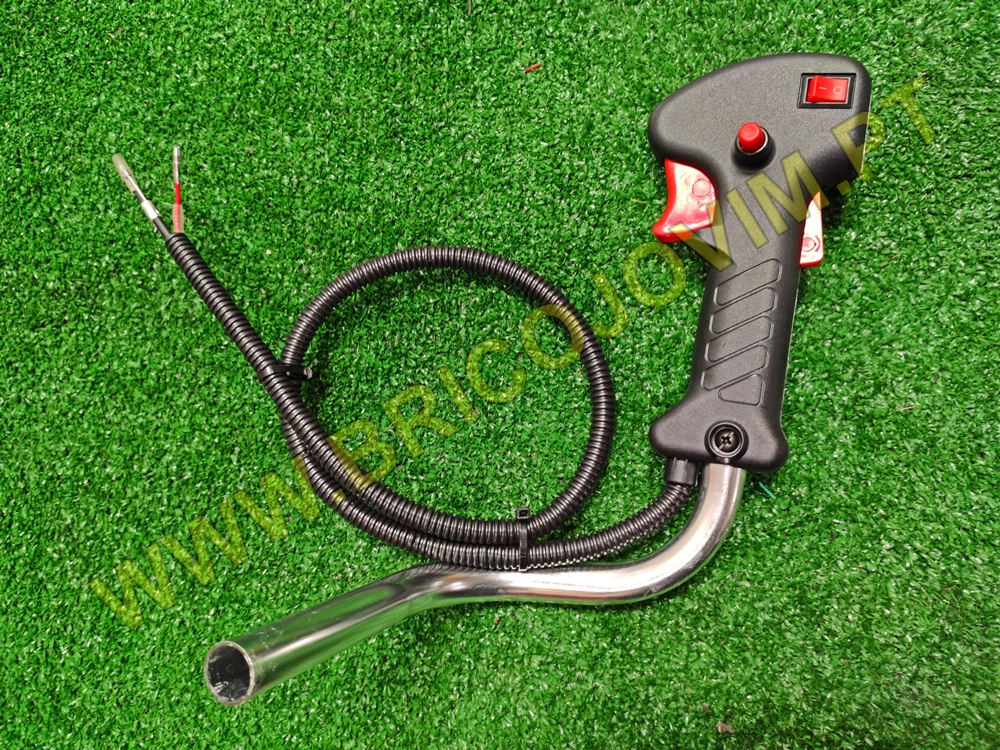 Manipulo Acelerador Completo com Guiador 19mm ON/OFF para Roçadoras