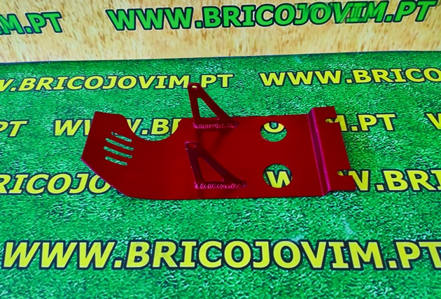 Proteção de motor para motores Pit bike - Vermelho CNC