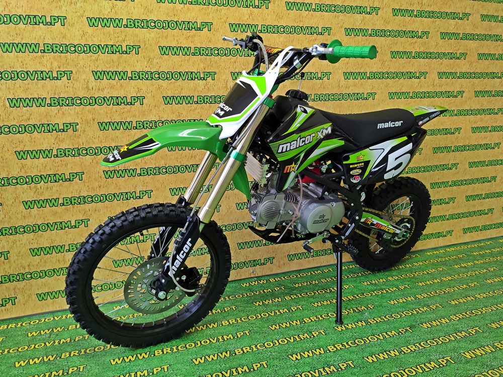 Pit Bike XM 140cc MALCOR - Suspensão Invertida - Radiador Óleo - Jantes 17"- 14"