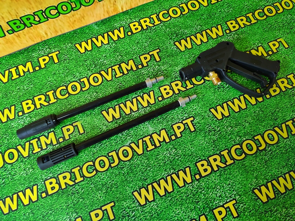 Pistola Completa Regulável para Lavadora Alta Pressão - Encaixe de Rosca