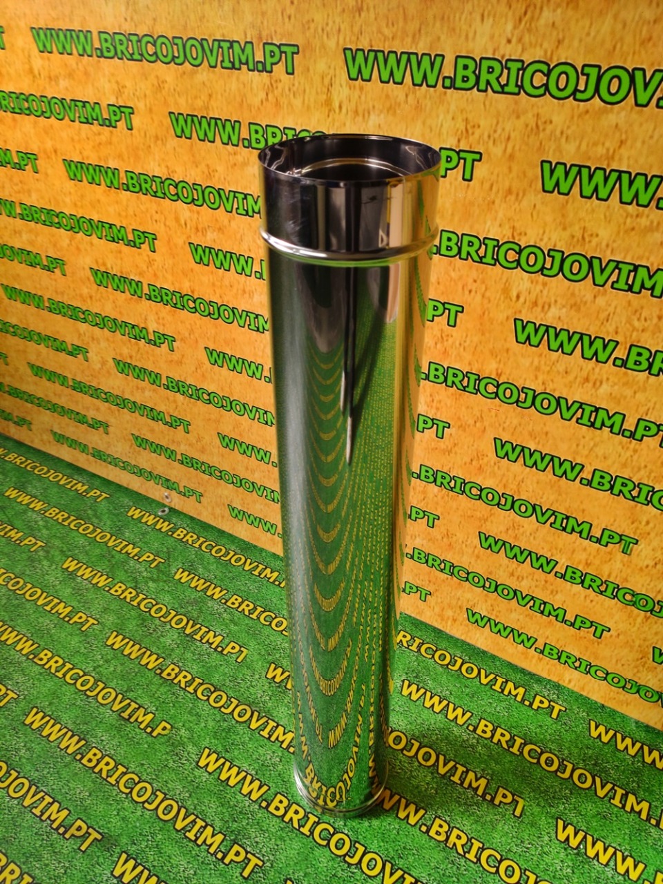Tubo Inox D.150mm - 0,4mm - 1 Metro