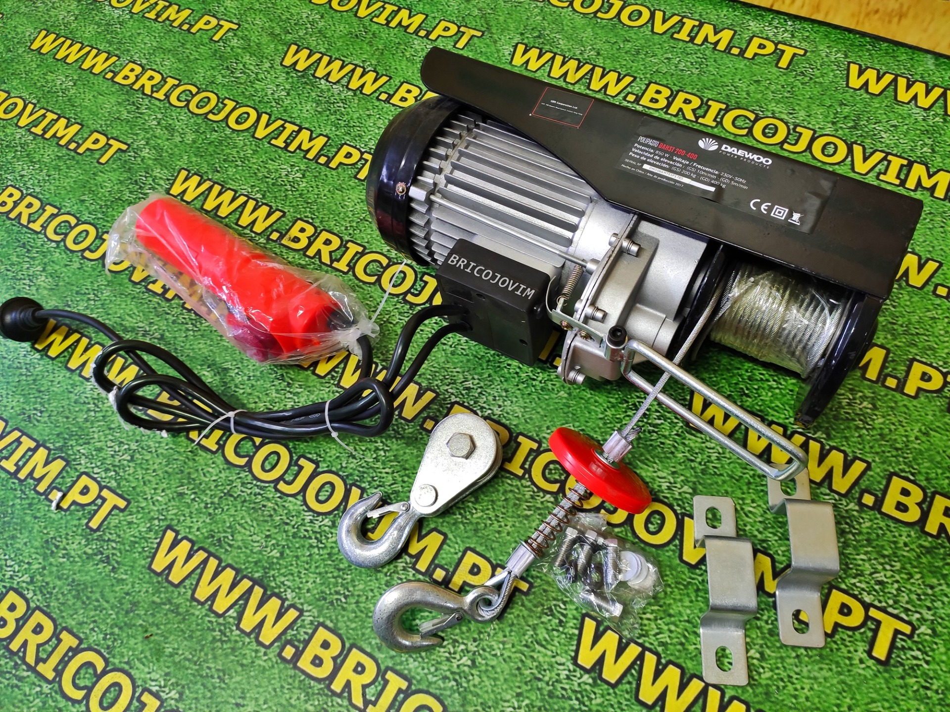 Guincho Elétrico 850Wts - 200/400Kg - Monofásico - Daewoo