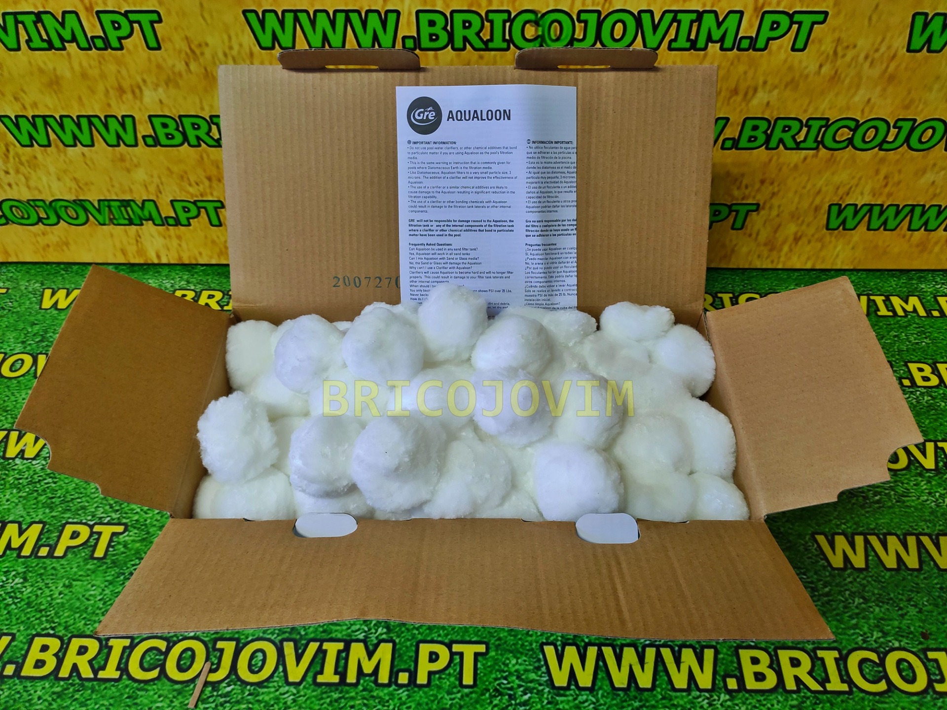 Aqualoon - Meio Filtrante - 700grm equivale a 25kg Areia - GRE AQ700B