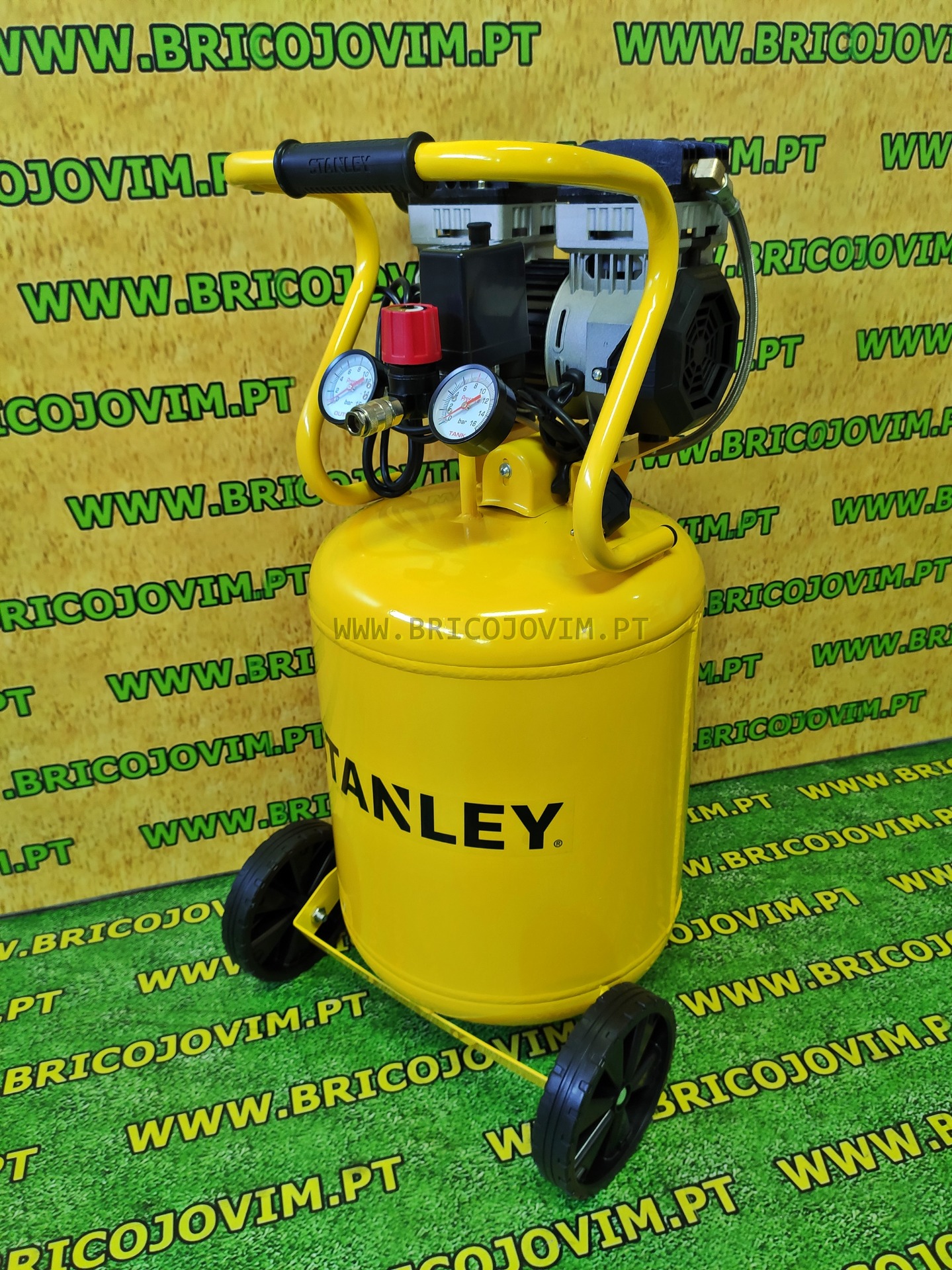 Compressor 50L - 8 Bar - S/Óleo - Vertical - SILENCIOSO
