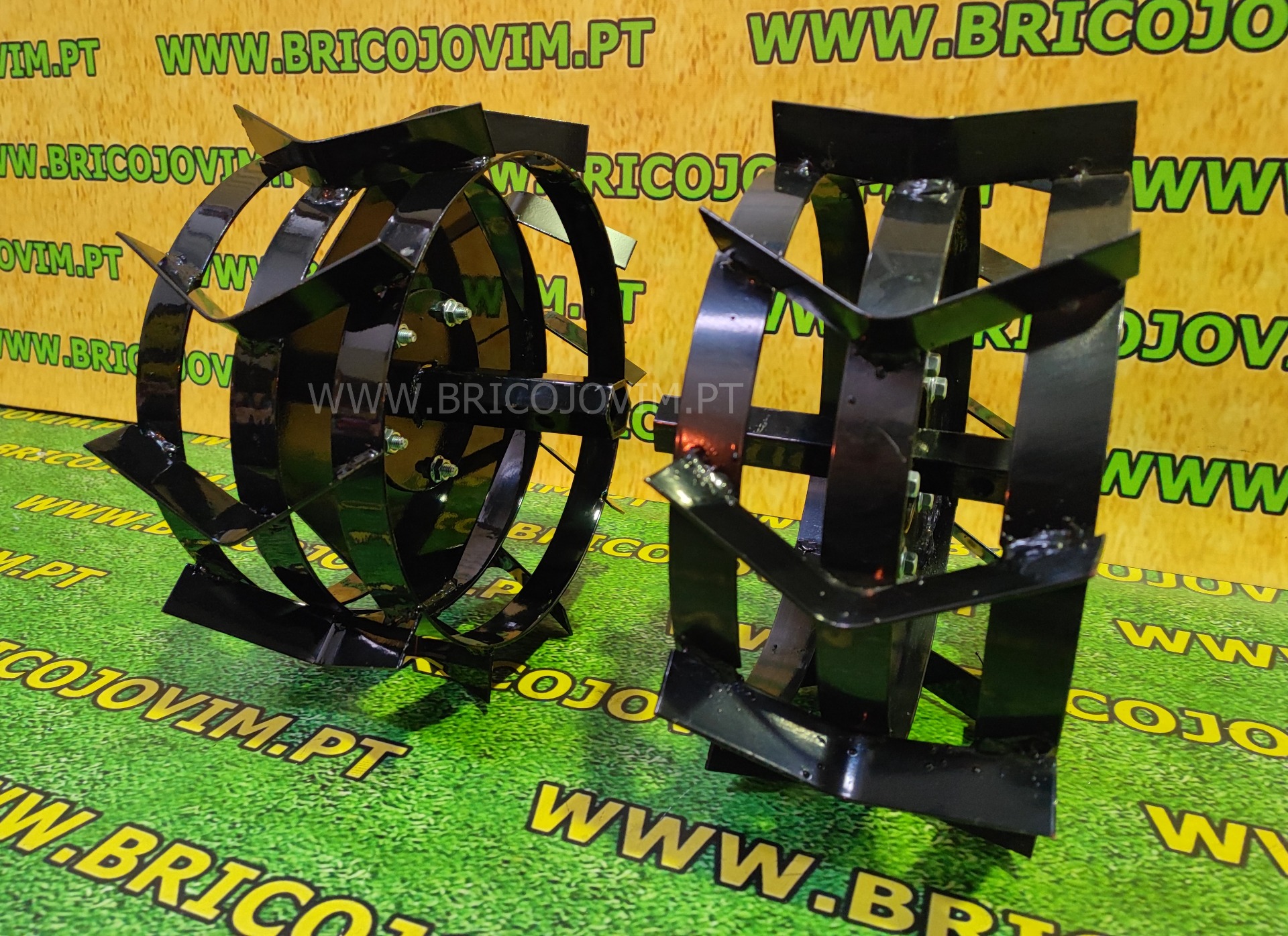 Rodas Ferro SP para Motoenxada - Eixos 23mm