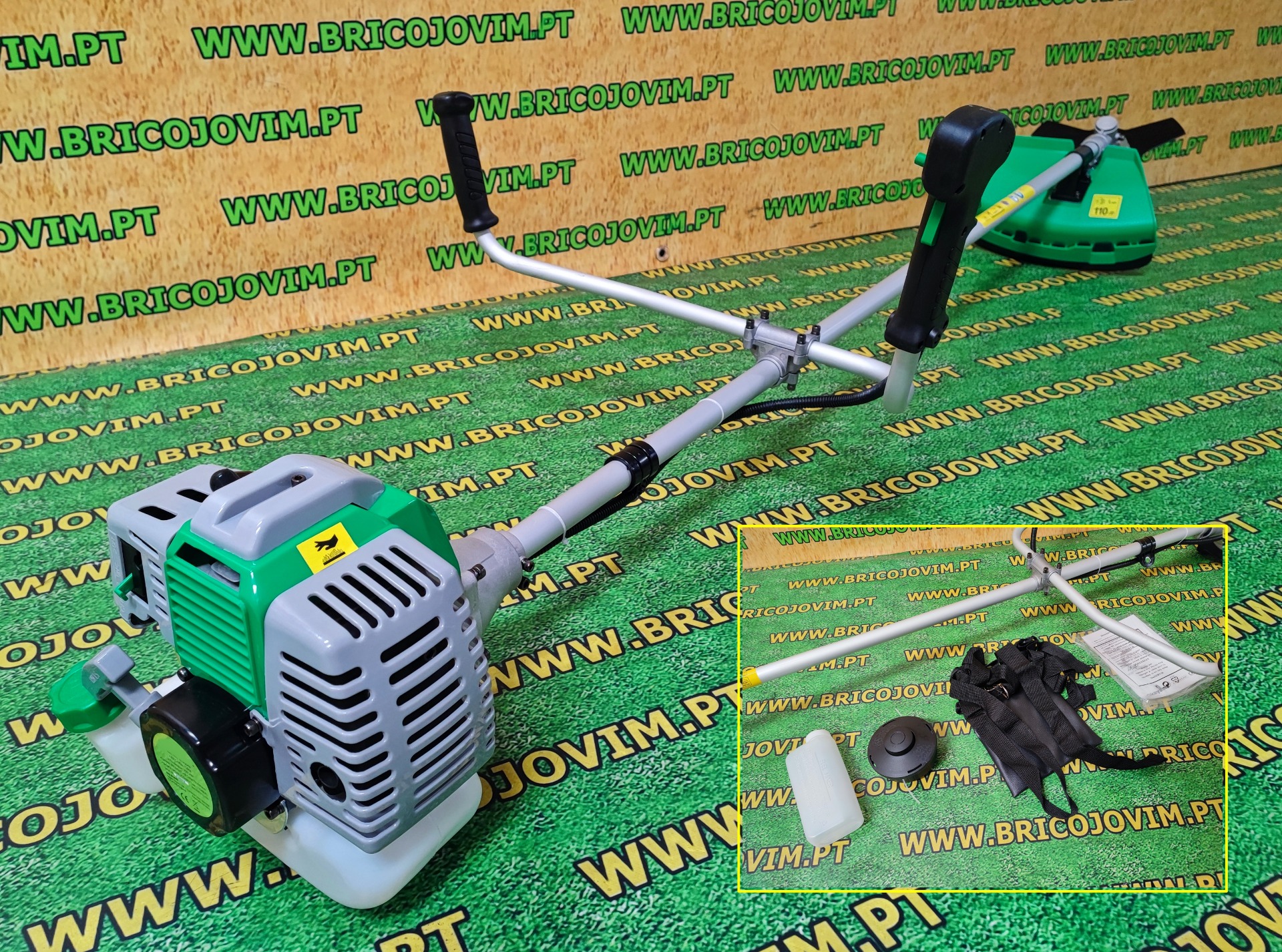 Roçadora Motor Gasolina 43cc + Disco + Bobine Fio - PROMOÇÃO