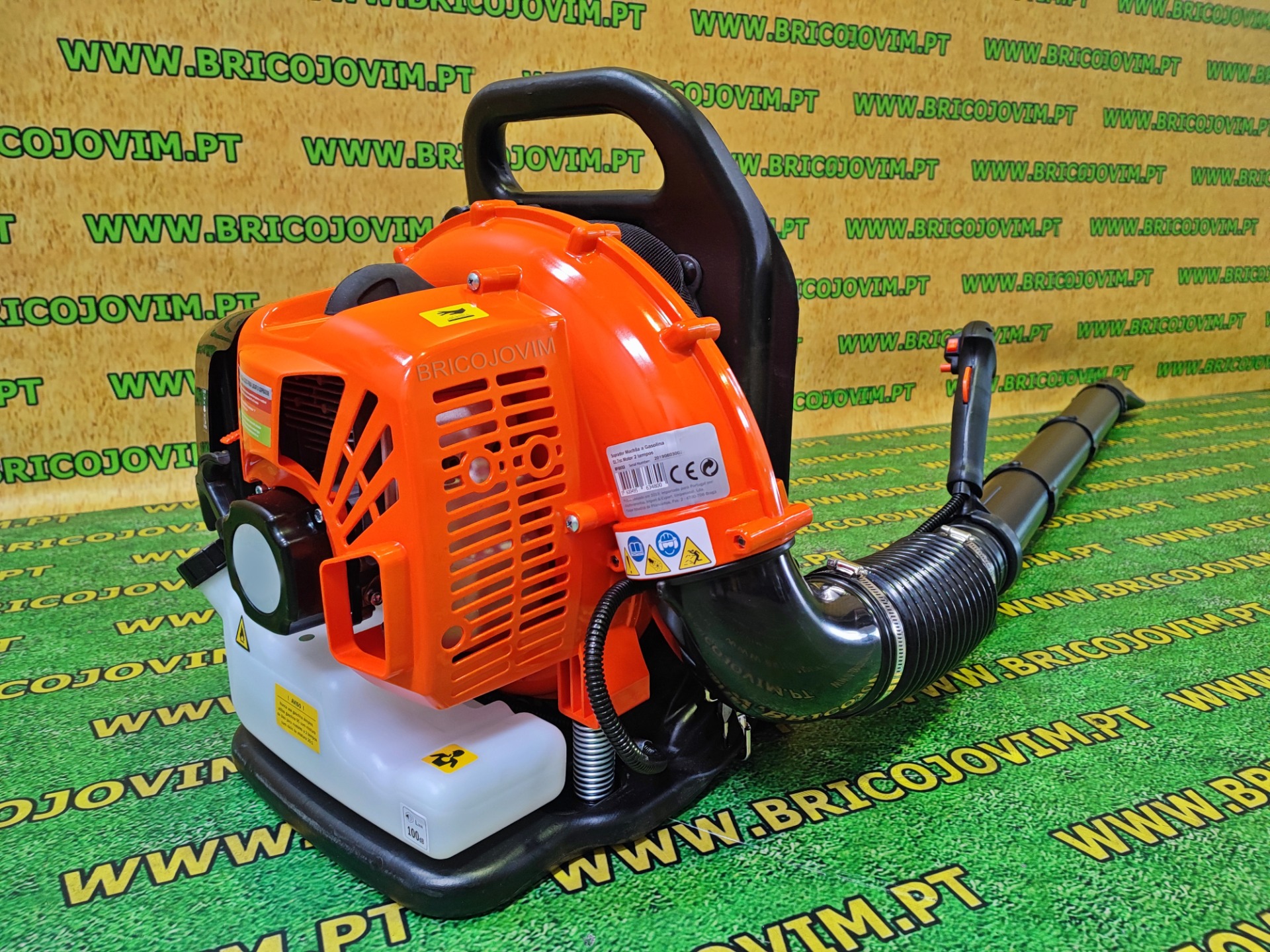 Soprador de Mochila a Gasolina - Potente Motor 52cc - 1265m3 /H