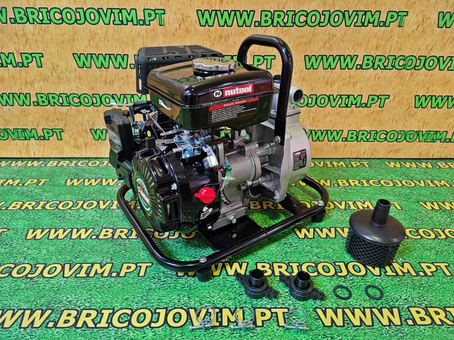 Motobomba 1 Polegada - Motor 4 Tempos - 2.6 Cavalos - Impulsão 30mts