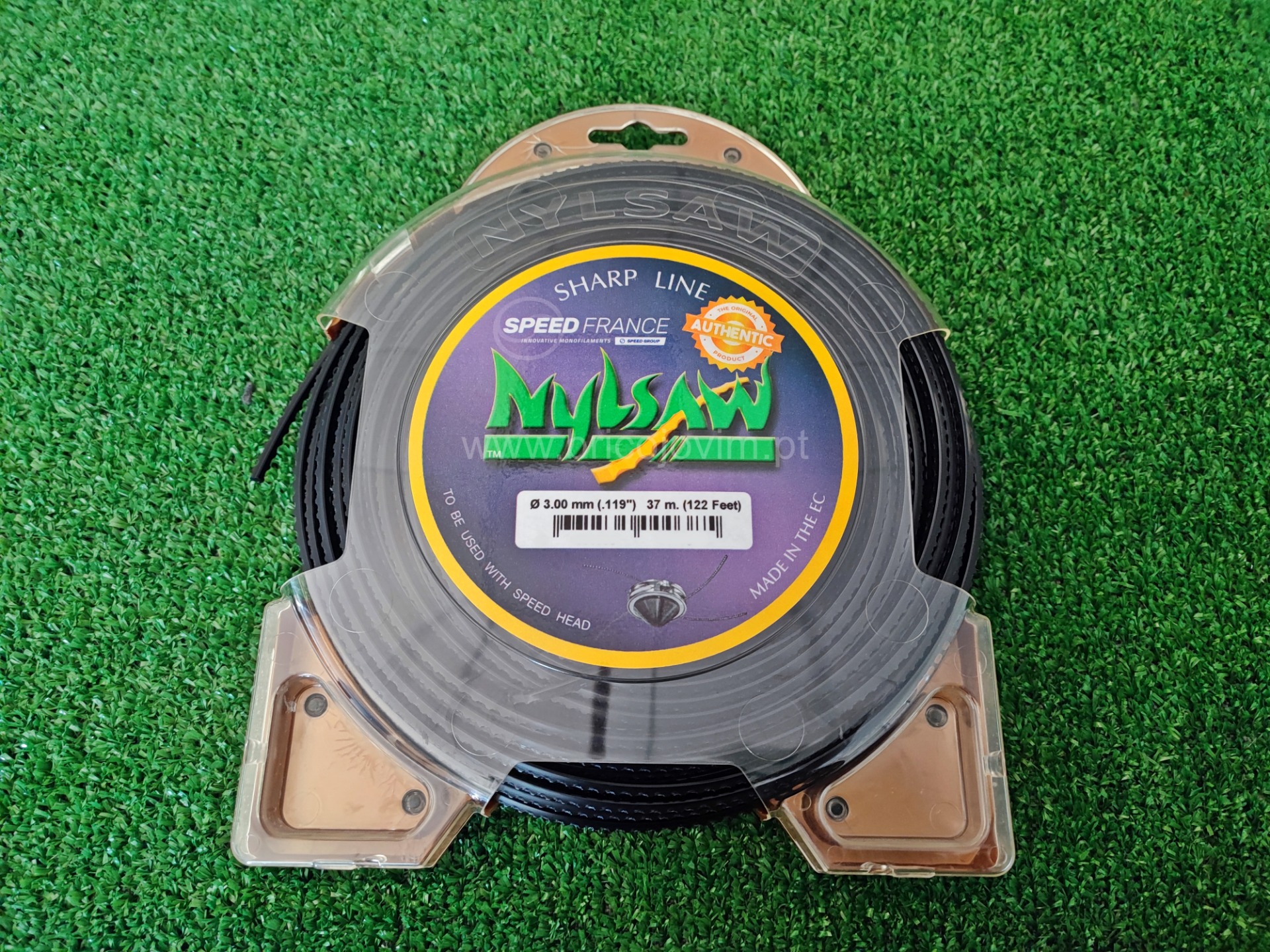 Bobine Fio Nylon Serrilhado - 37mt - 3 mm - Sharp Line Speed France