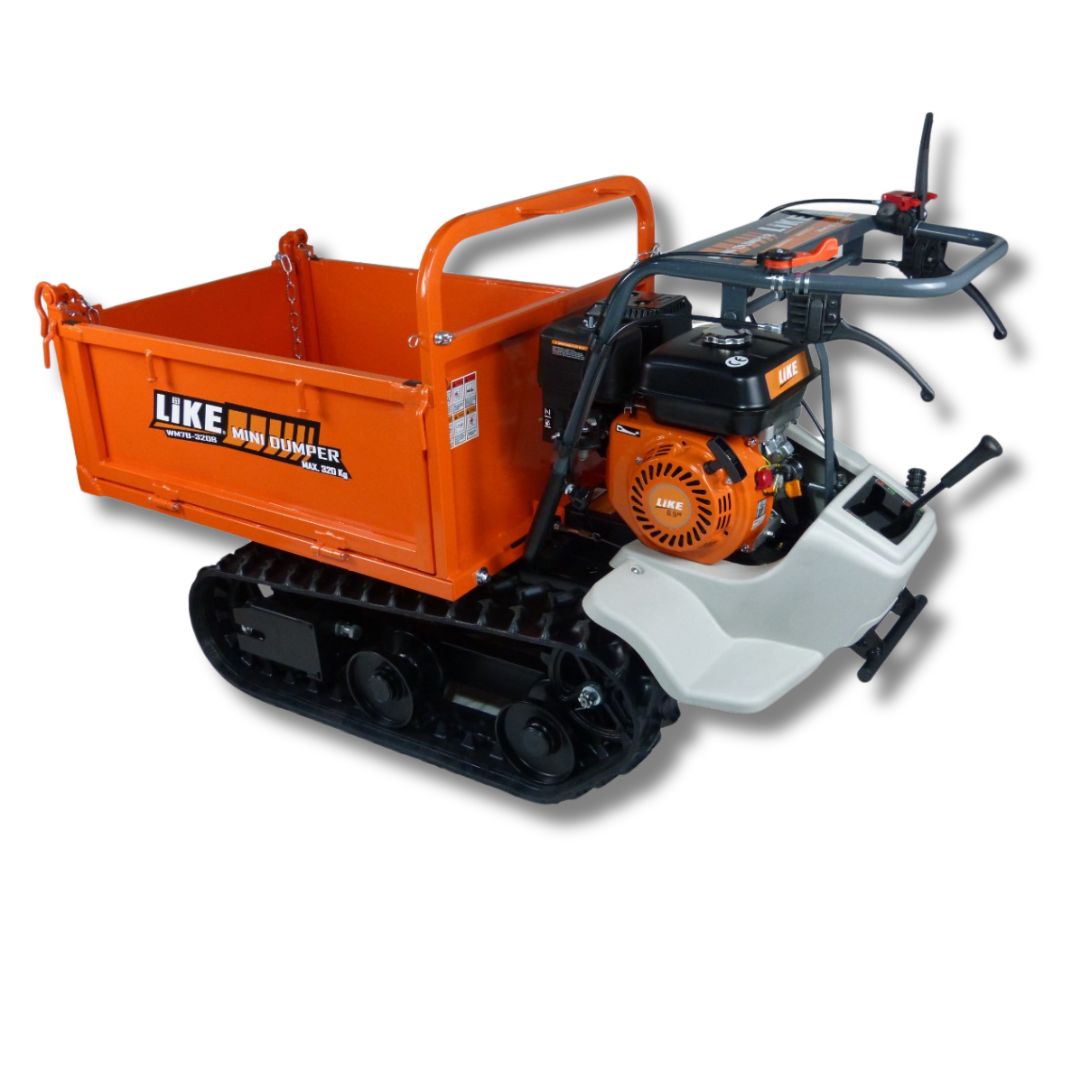 Transportadora Lagartas 320Kg - Motor 6.5 Cv - 8 Velocidades - Basculante