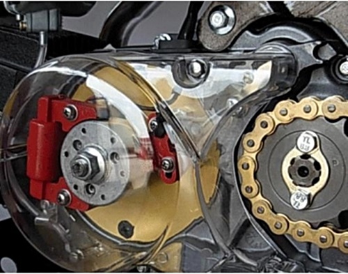 Protetor de Corrente Transparente para Pit Bike