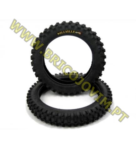 Pneu Mini Moto Cross 49cc Frente / Traseiro - Jante 10