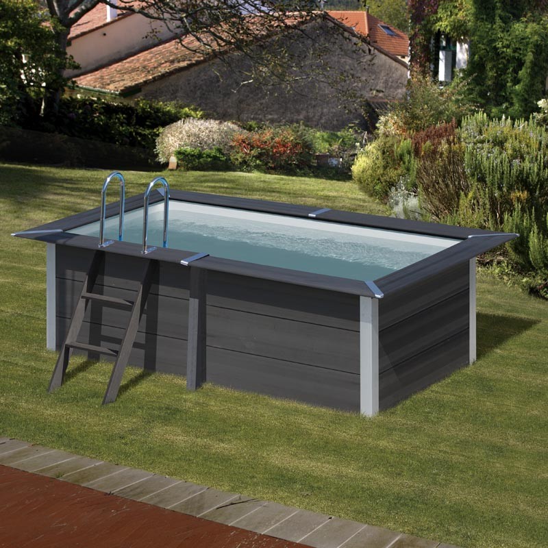 Piscina Gre Retangular em Composite - 3.26 x 1.86 x 96 + Escada INOX + Filtro Areia + Tapete