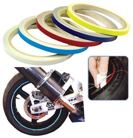 Fita Adesiva para Jantes - Várias Cores - 7MM