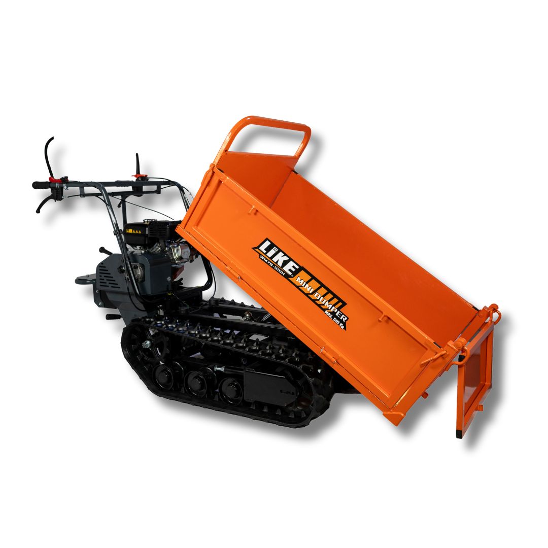 Transportadora Lagartas 510Kg - Motor 7 Cv - 8 Velocidades - Descarga Automática